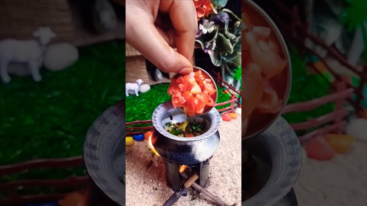 Tomato rice 🍛🍚🍅🍅 miniature cooking 🍴🔪