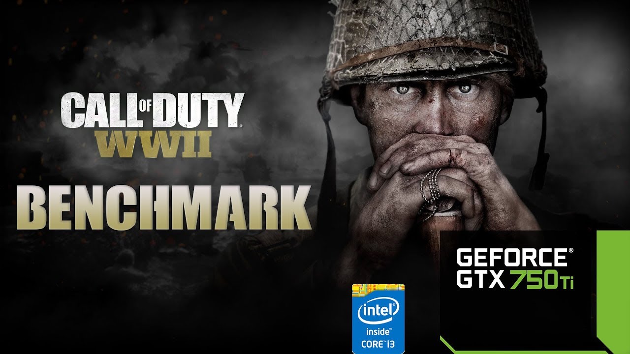 Call Of Duty WW2 - GTX 750Ti - i3 4130 - 8GB RAM BENCHMARK 60FPS