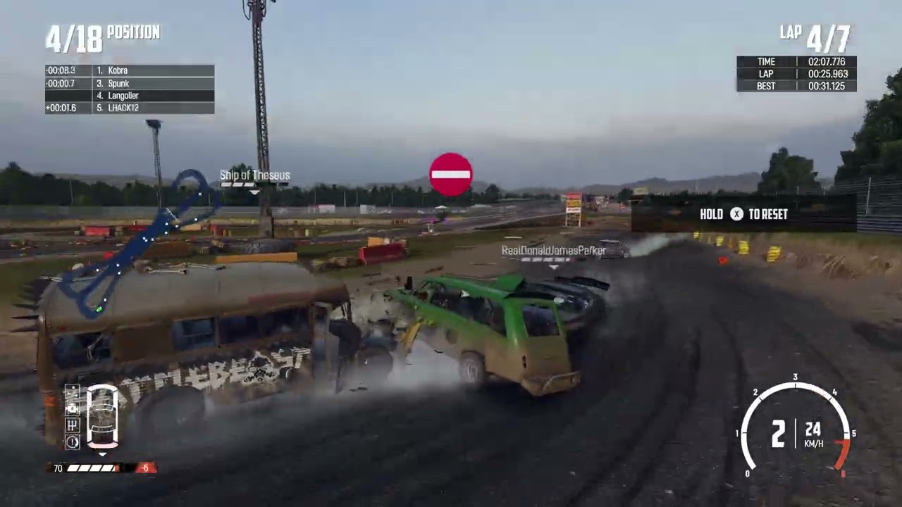 26 0130 Wreckfest Hearse on Bonebreaker Valley