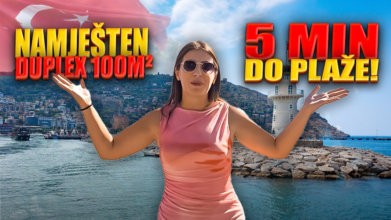 Top Stan u Mahmutlaru! 2+1 Duplex Blizu Plaže