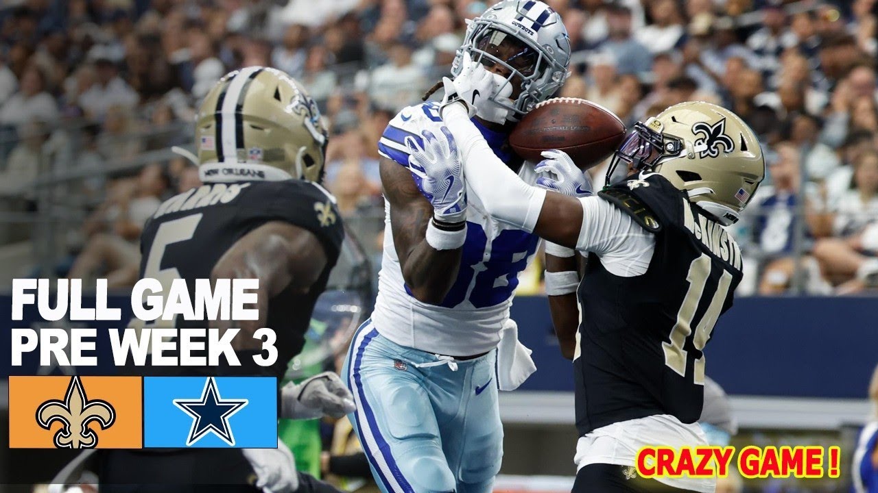 Dallas Cowboys VS New Orleans Saints | Full Game | NFL 2026 Week 3 Preseason November 3 2026