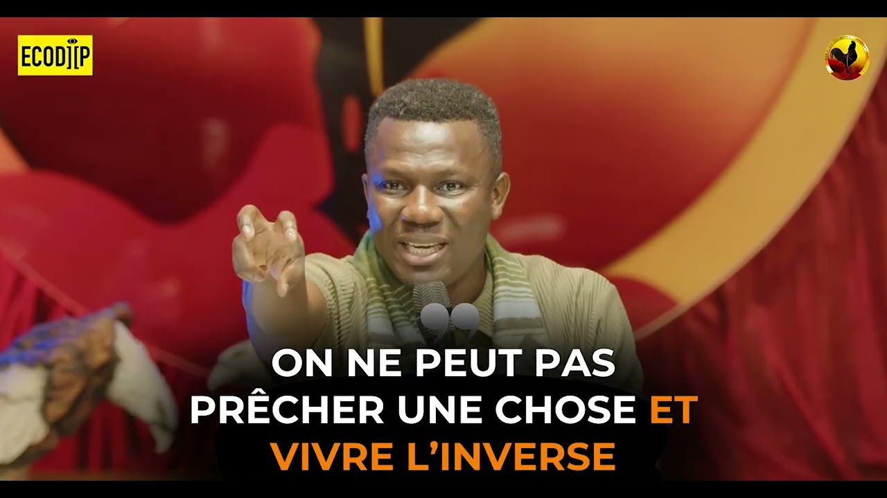 On ne peut pas prêcher une chose et vivre l’inverse !
