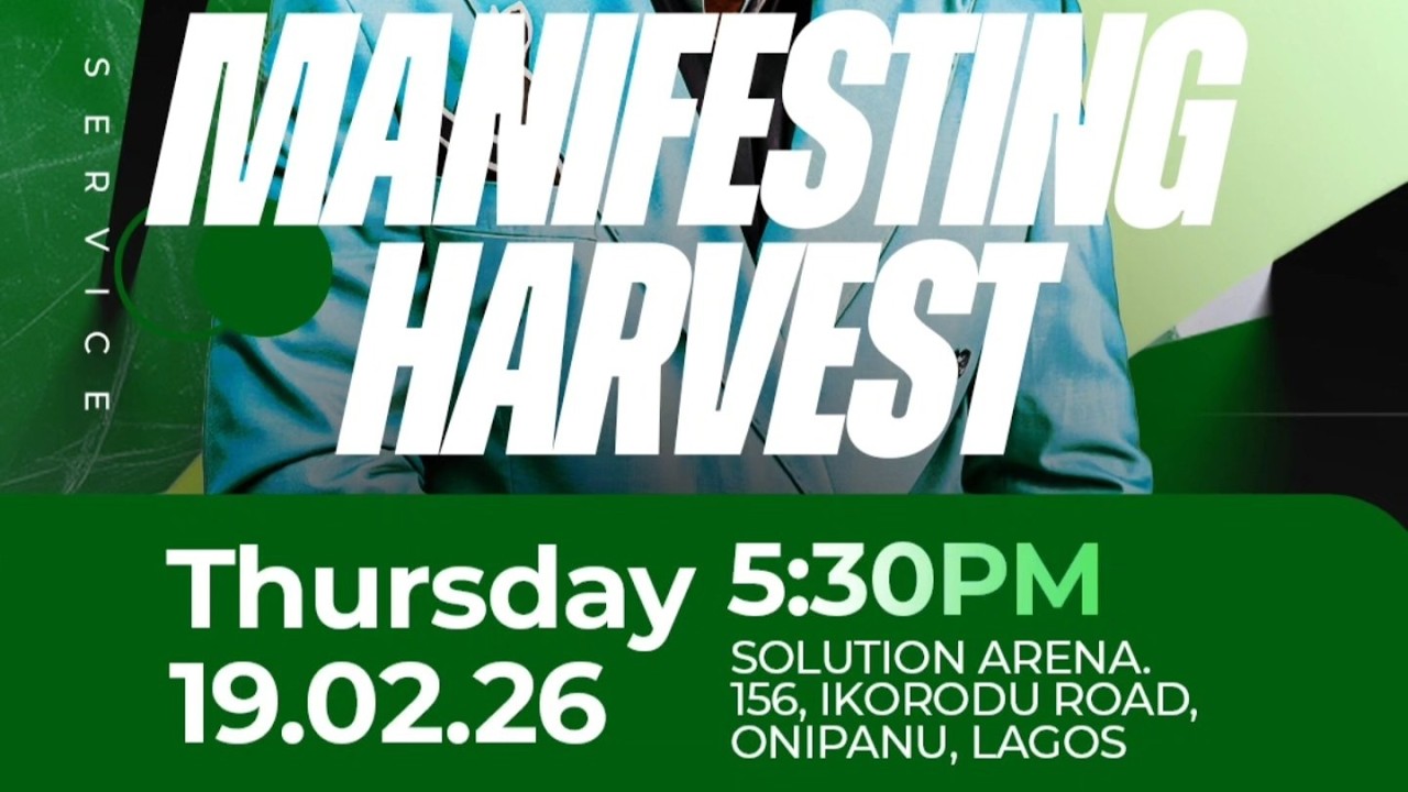 MANIFESTING HARVEST | DR. AMOS FENWA | THURSDAY SERVICE