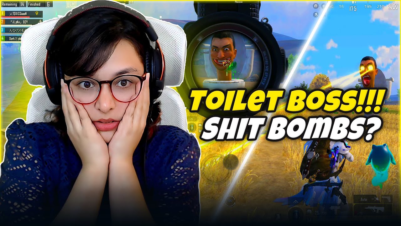 Toilet boss??? |  BGMI 4.0 Stream Highlights | Lady Predator