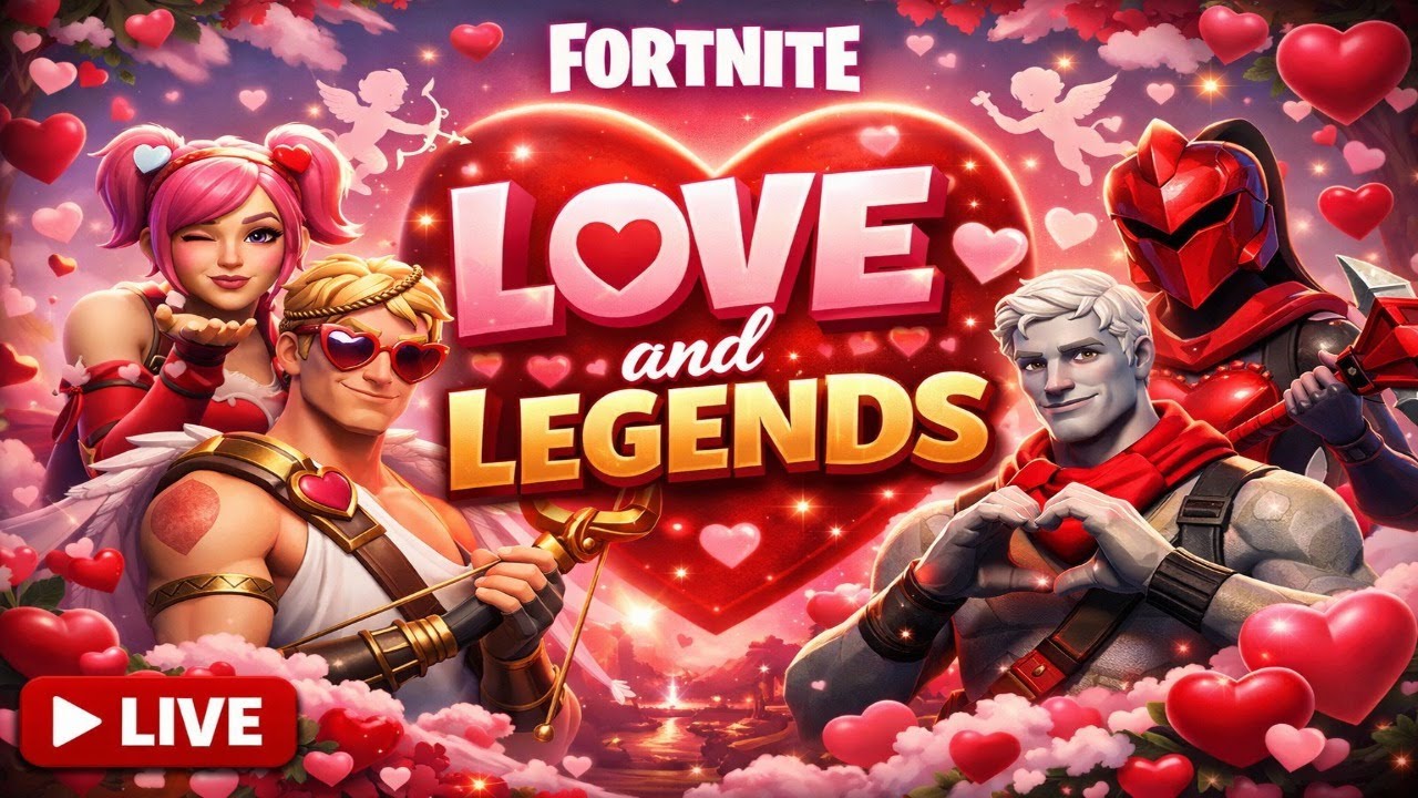 💘LOVE & LEGENDS | Fortnite LIVE | Day 72/365 | Clutches, Chaos & Vibes 🔥