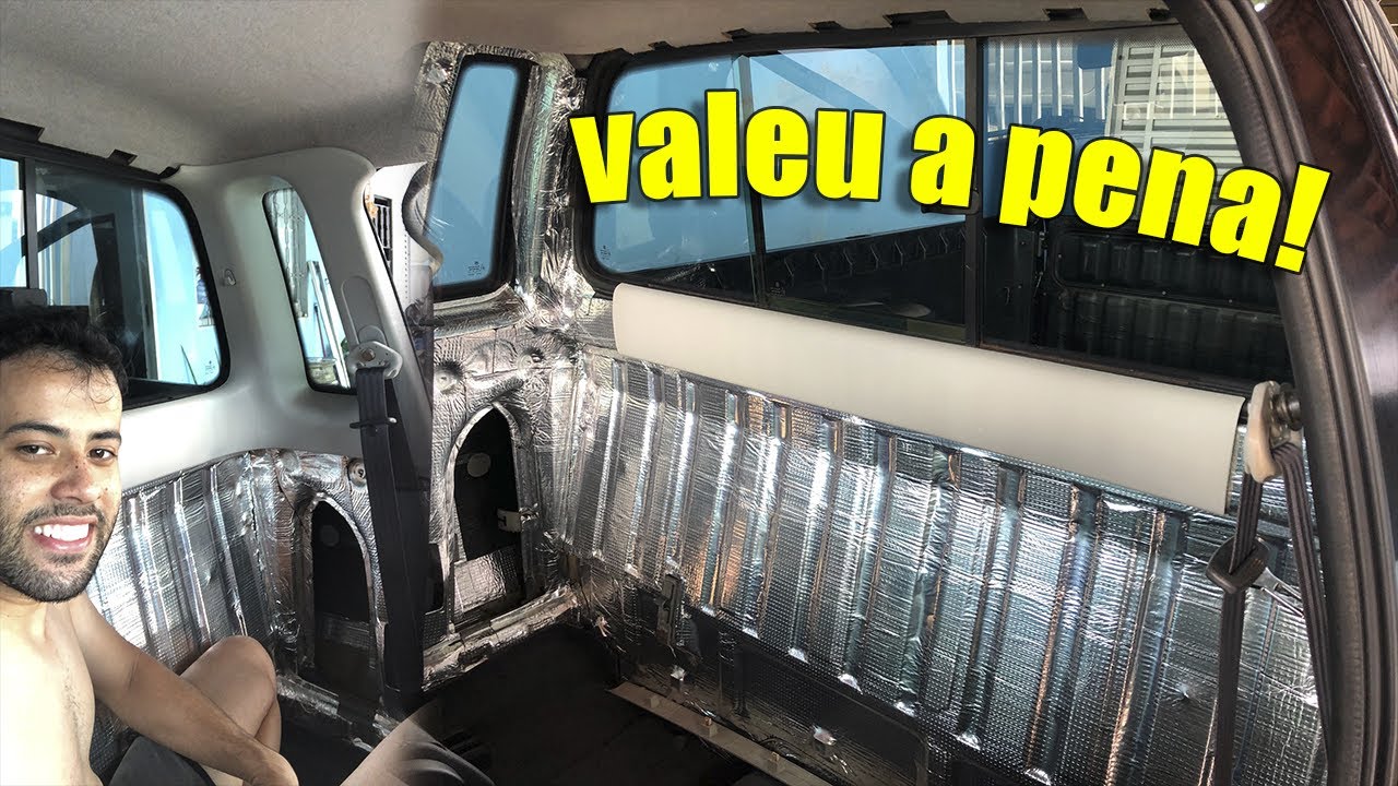 SAVEIRO FICOU MAIS SILENCIOSA COM A MANTA ASFALTICA PARTE 2