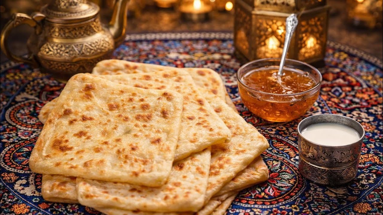 أسهل طريقة لتحضير المسمن بالقمح 😍