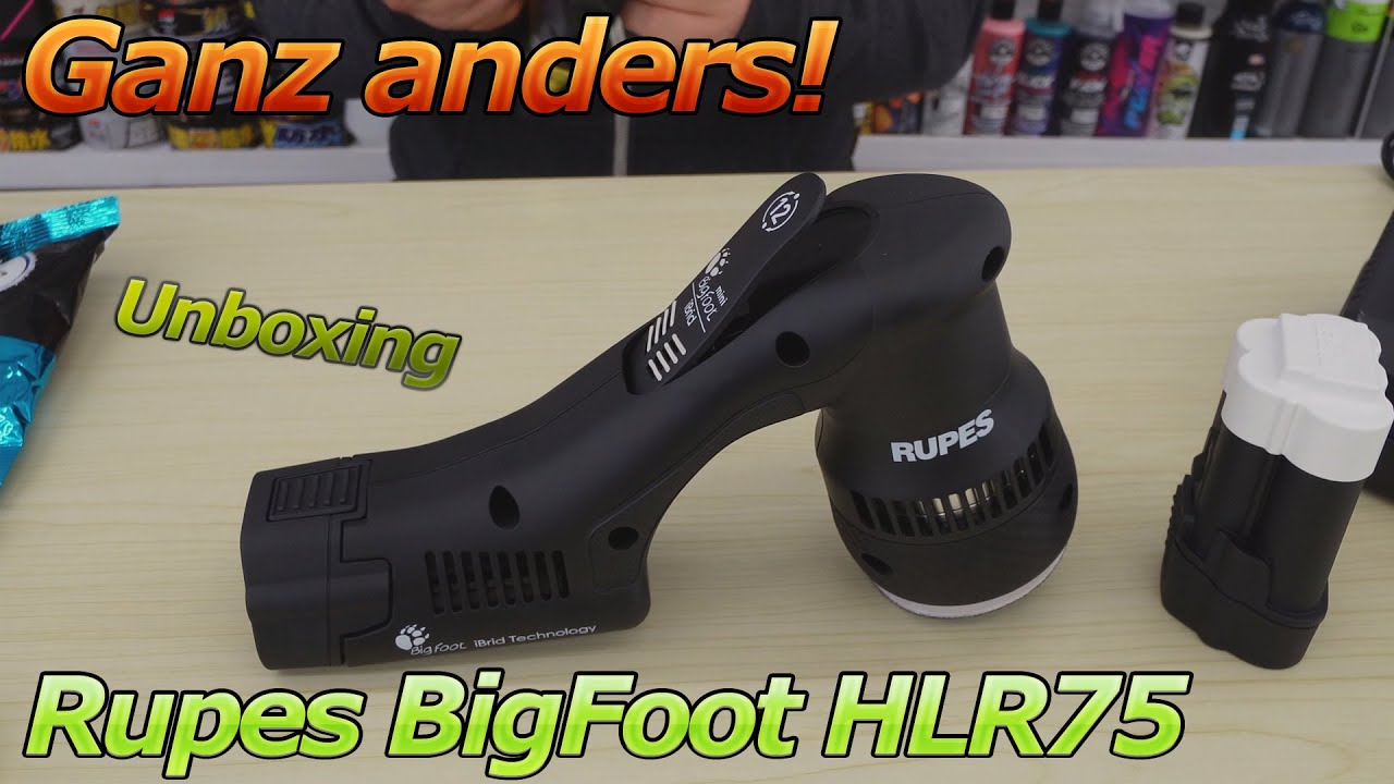 Die neue Rupes BigFoot HLR75 iBrid Mini ist ganz anders...und mein erster Big Buy!