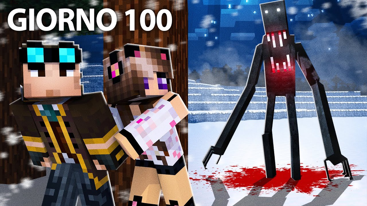 100 GIORNI su MINECRAFT HORROR con I MIEI AMICI!