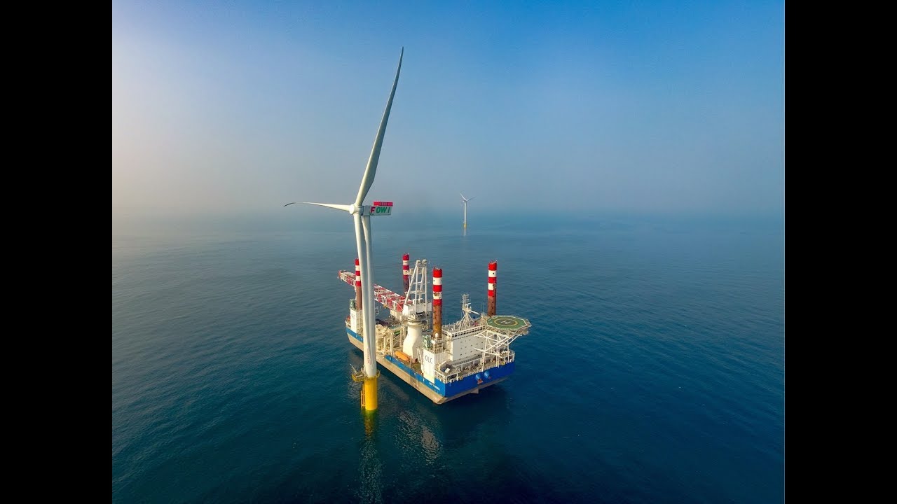 上緯海洋風電-離岸風電示範機組施工紀錄