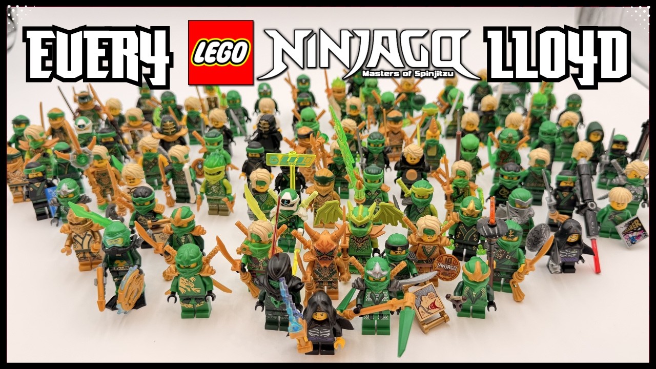 Every Ninjago Lloyd Minifigure EVER 🐲 (2012-2026)
