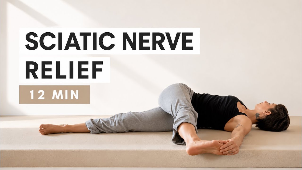 12 Min Sciatic Nerve Relief | Effective Stretch for Sciatica Pain