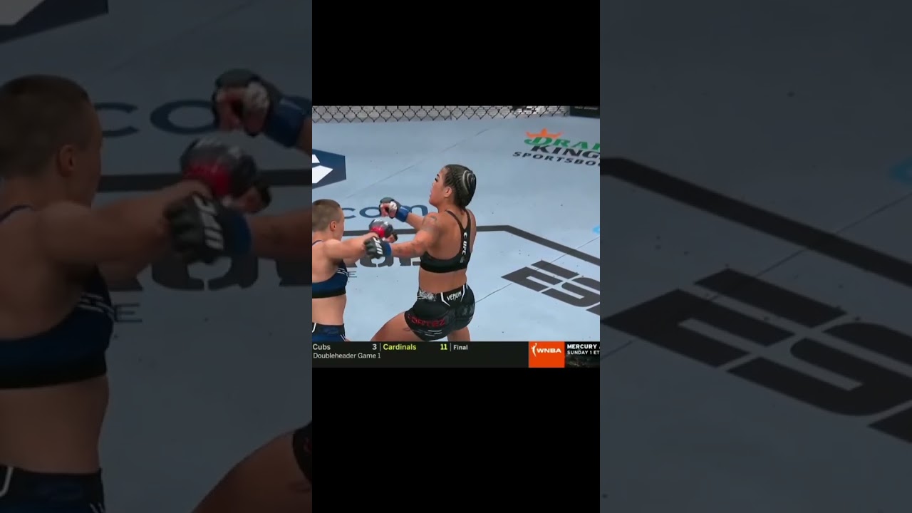 Tracy Cortez loses an eyelash😭 #ufc #edit #explore #viral #fyp #funny