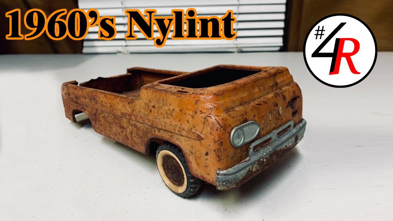 DESTROYED 1960s Nylint Uhaul-[RESTORATION]