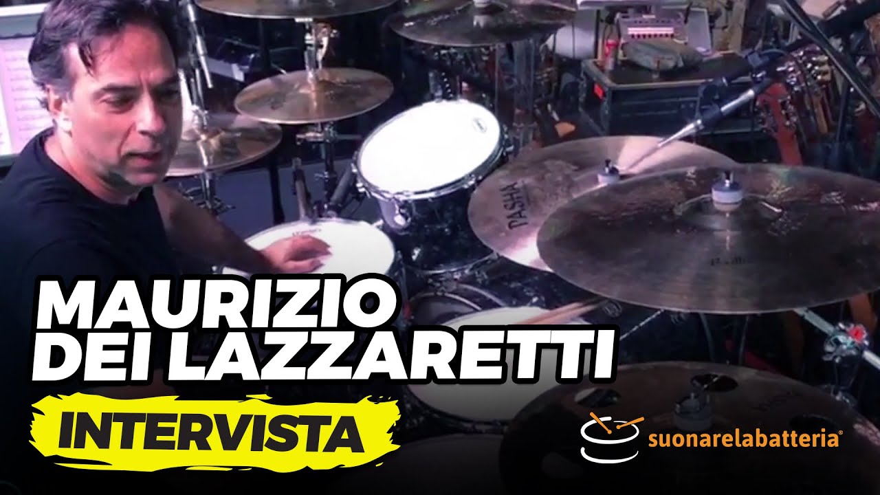 INTERVISTA Maurizio Dei Lazzaretti (Consigli per lo Studio della Batteria) #504