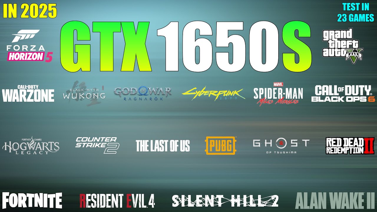 GTX 1650 Super : Test in 23 Games in 2025 - is it Good for Modern Games?