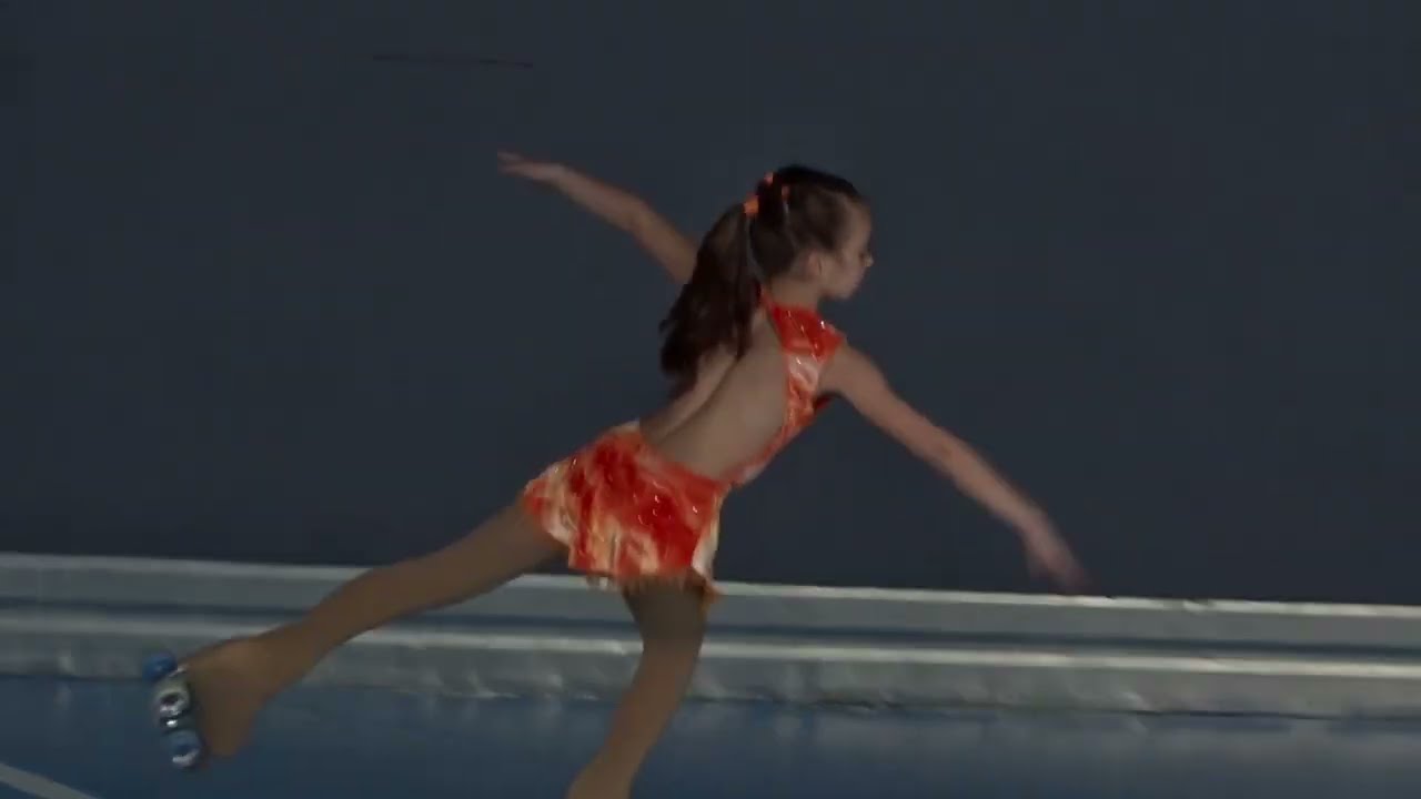 Patinaje Amaia 05 Feb 2022 Girón Aprobado nivel 5 (A) (8 años edad)