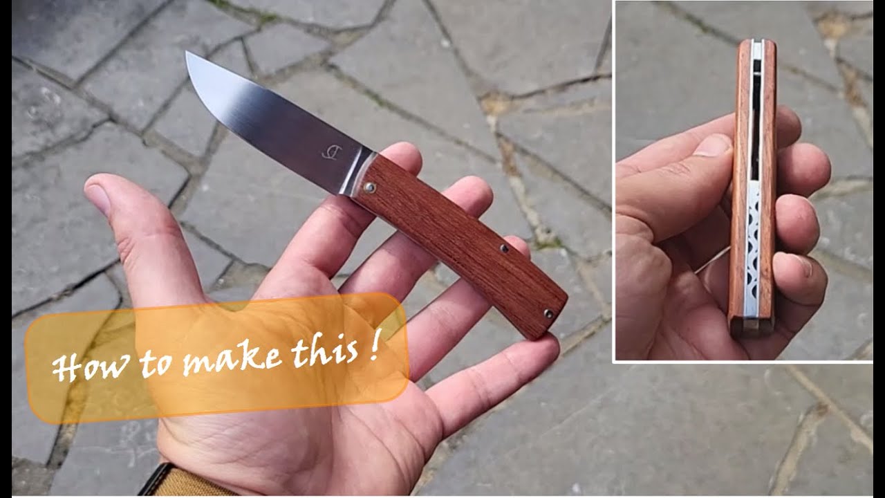 How to make a folding knife with some filework