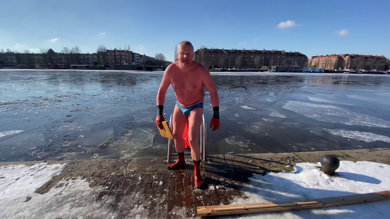 Winterzwemmen in de Amstel Amsterdam❌❌❌