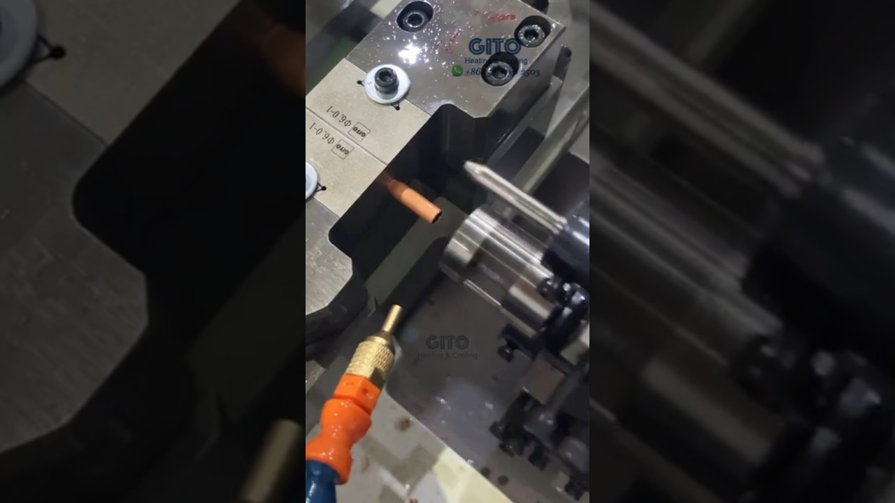 Copper Pipe End Forming for Heat Exchanger