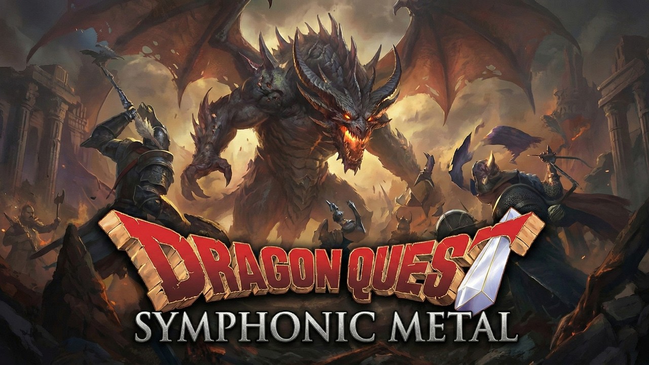 ドラゴンクエスト1 壮大なシンフォニックメタルアレンジ/Epic Symphonic Metal Cover - Dragon Quest I BGM