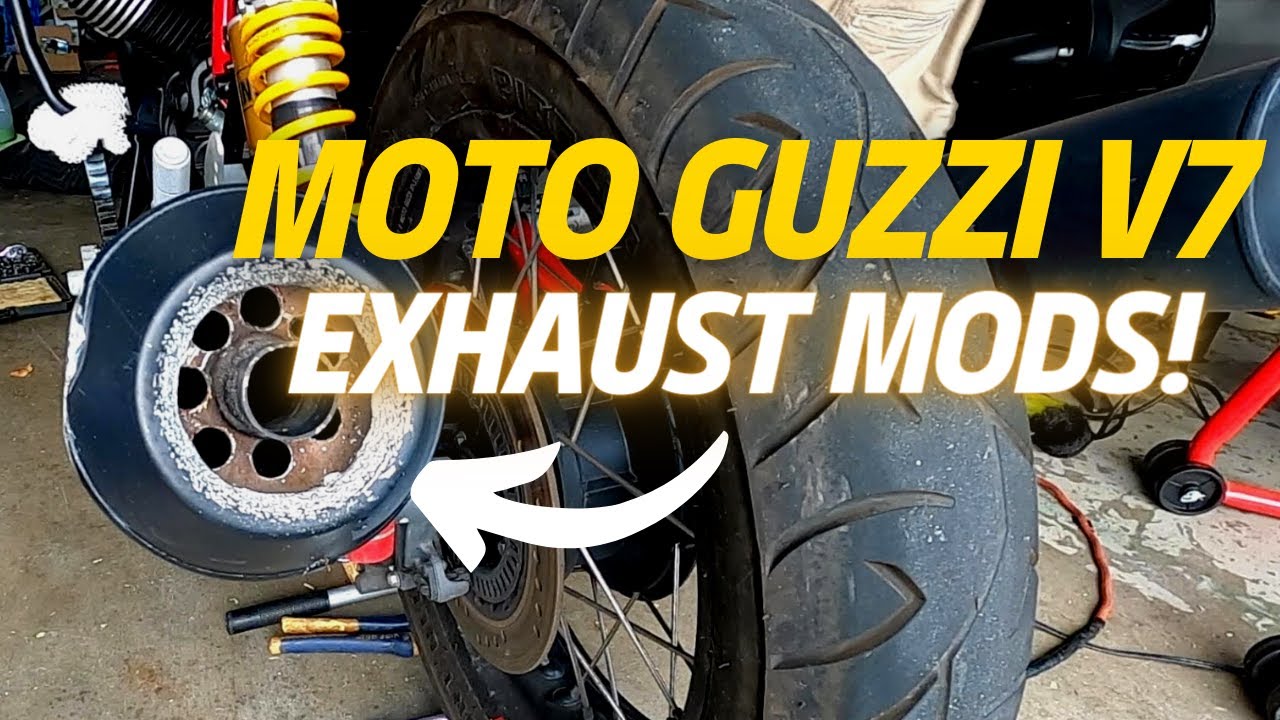 ВЫХЛОПНЫЕ МОДЫ MOTO GUZZI V7!