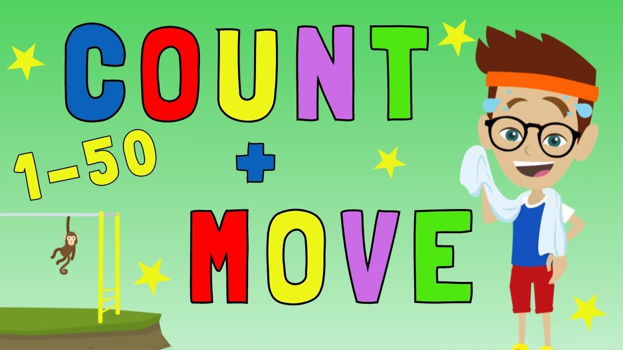 Count and Move | Kids Exercises and Counting | Tooney Tim and Friends