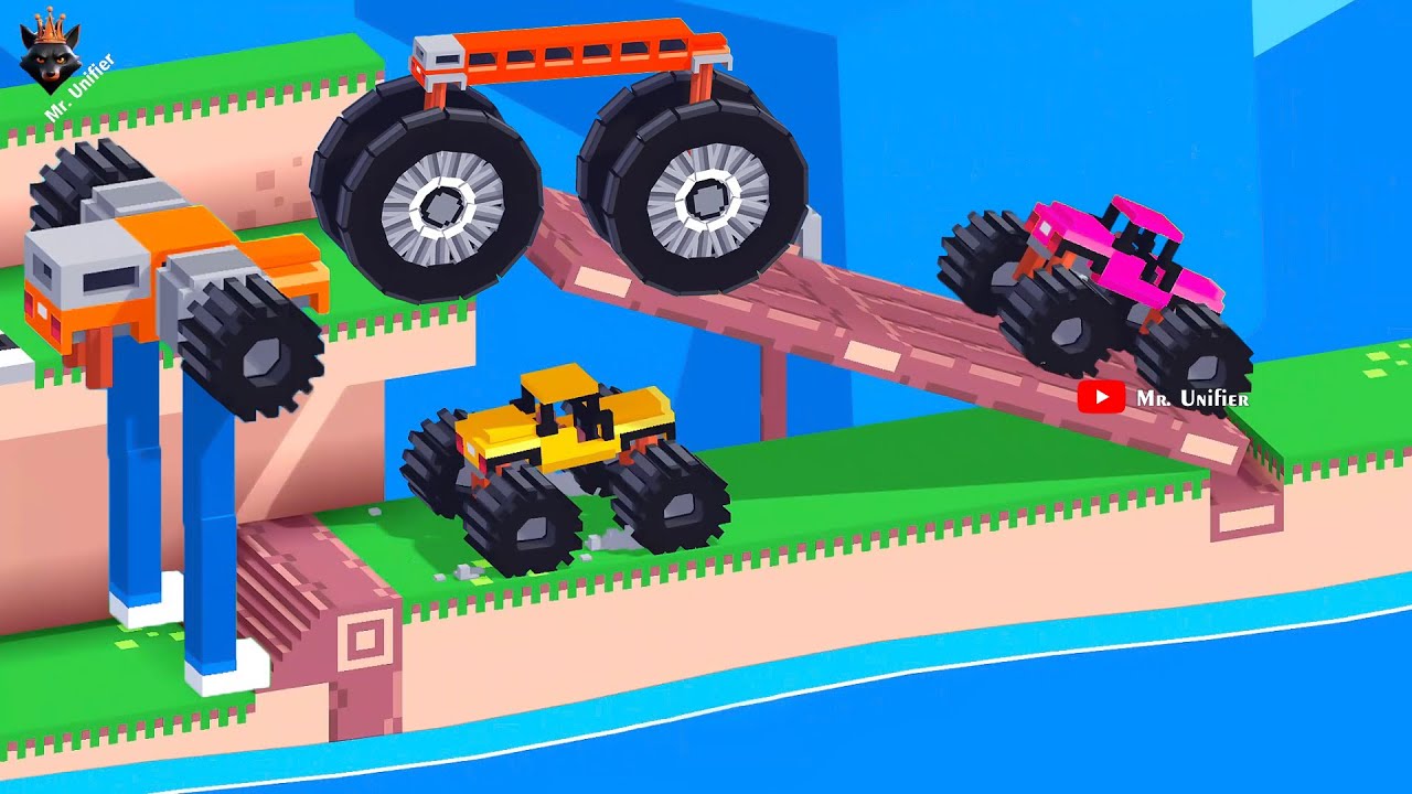 Crazy Cars Fancade Drive Mad - Poki Game Extreme Levels! | Mr. Unifier