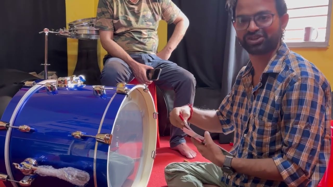 Pearl Export 18” Bass Drums kit Unboxing and full set up with review |