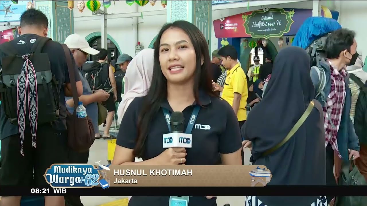 Mudiknya Warga di Stasiun Senen Hari Ini!