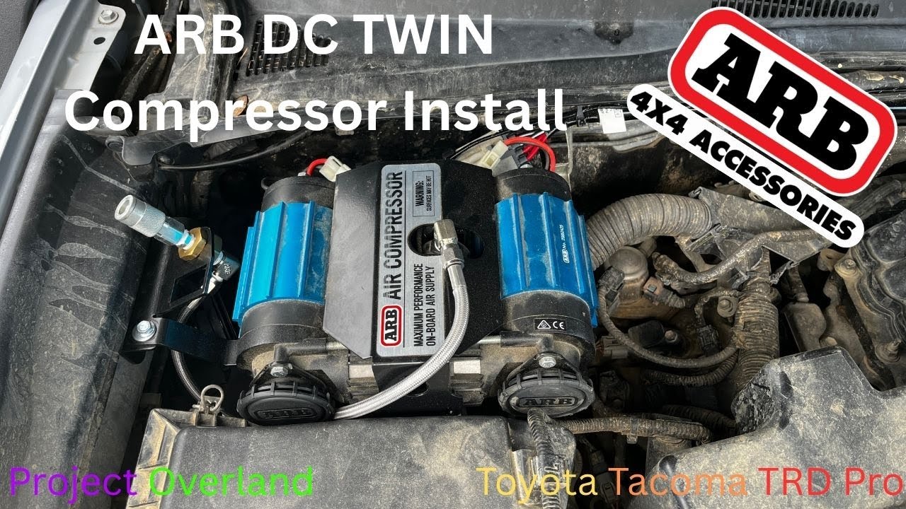 ARB Twin DC Air Compressor Install: 2017 Toyota Tacoma