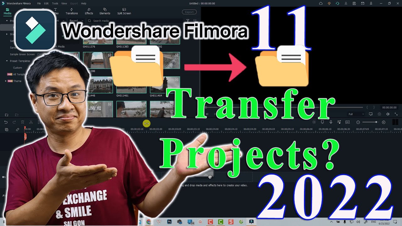 Как правильно ПЕРЕНОСИТЬ проекты Filmora 11?