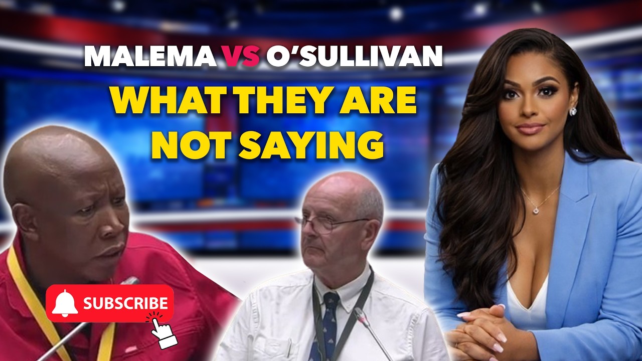 WHAT THEY DON'T WANT YOU TO THINK: Malema Questions O’Sullivan