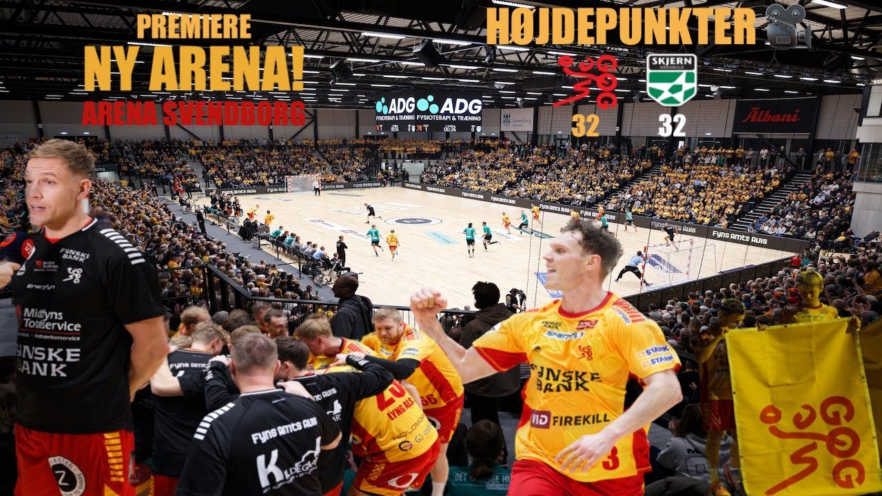 Premiere-højdepunkter! GOG-drama i nye Arena Svendborg #handball