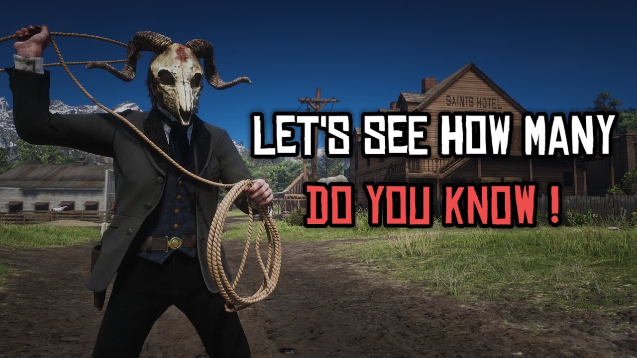 50 продвинутых игровых механик, известных только ветеранам | Red Dead Redemption 2