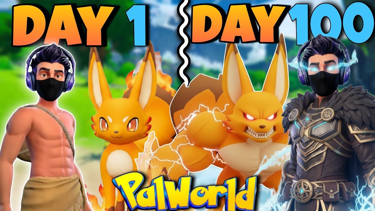 Can I Survive 100 Days in PALWORLD #1