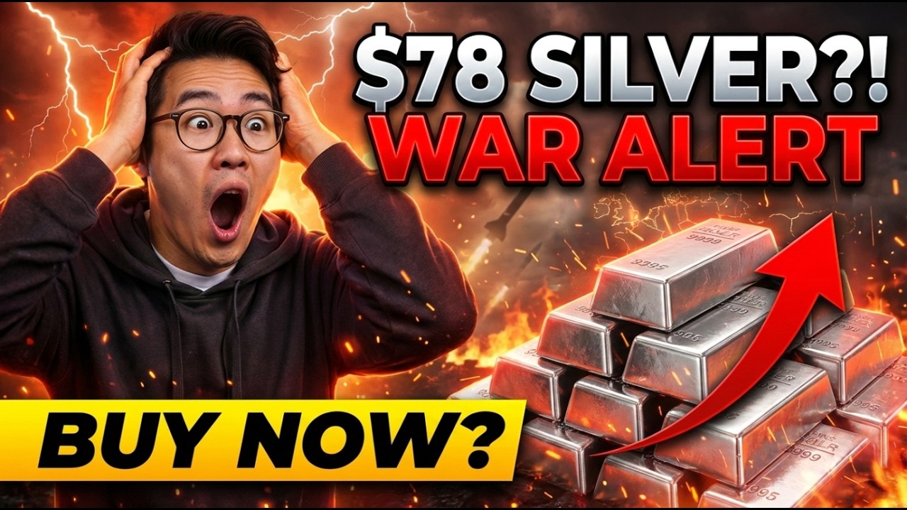 Silver at $78? US-Iran War in 48hrs + Tariff Ruling TODAY = BUYING OPPORTUNITY?