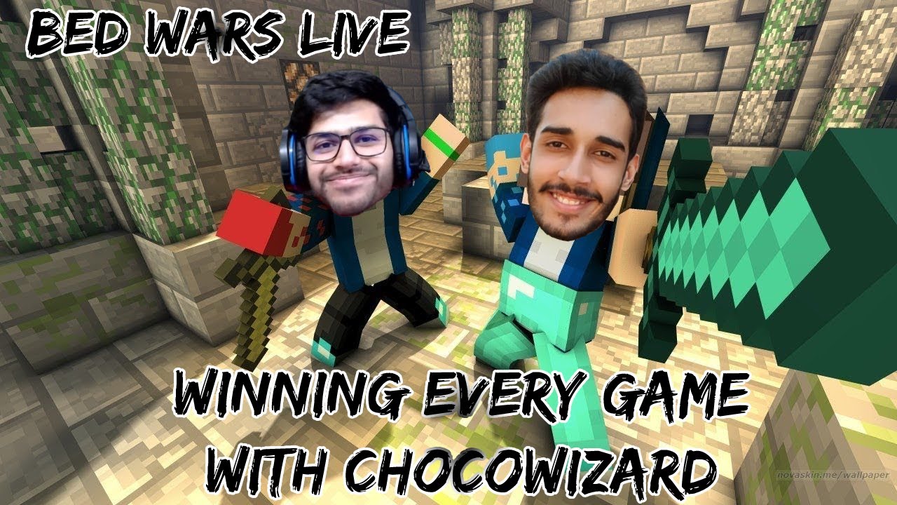 WINNING EVERY GAME WITH @ChocoWizard  || MINECRAFT BEDWARS LIVE