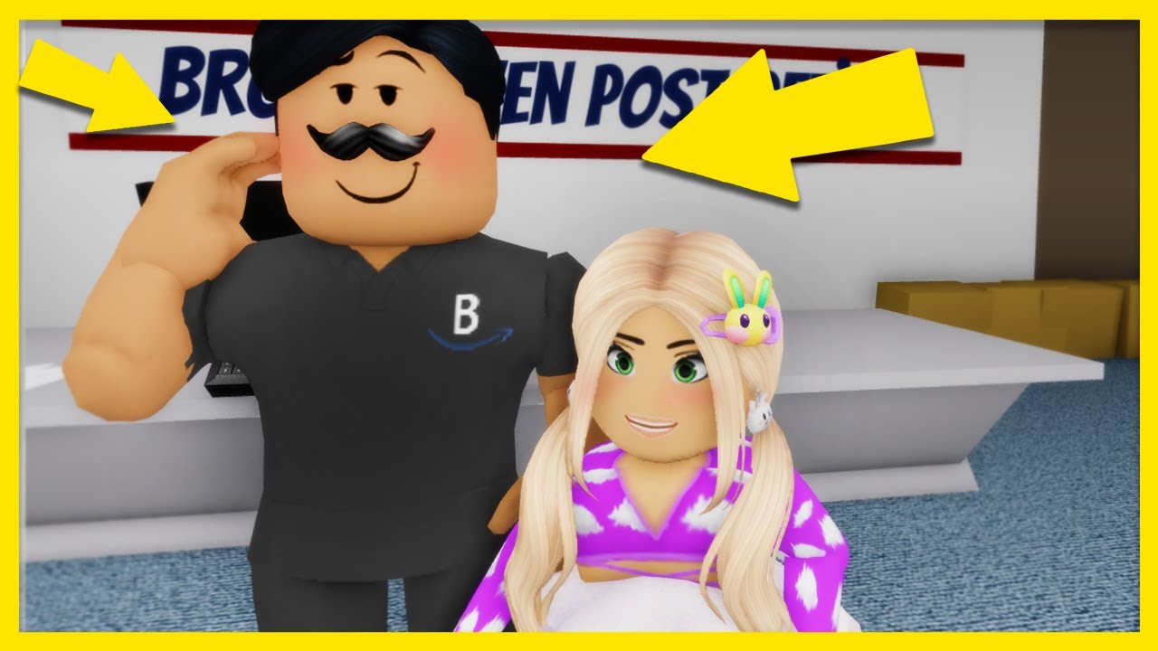 👶 KARGOCU OLDUM😂 😈 ROBLOX BROOKHAVEN KOMİK HİKAYE | K&Uuml;BRA NİSA