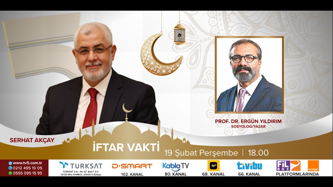 🔴#CANLI | Ramazan Toplumun Ritmini ve Psikolojisini Nasıl Değiştiriyor? - #İftarVakti - Serhat Akçay