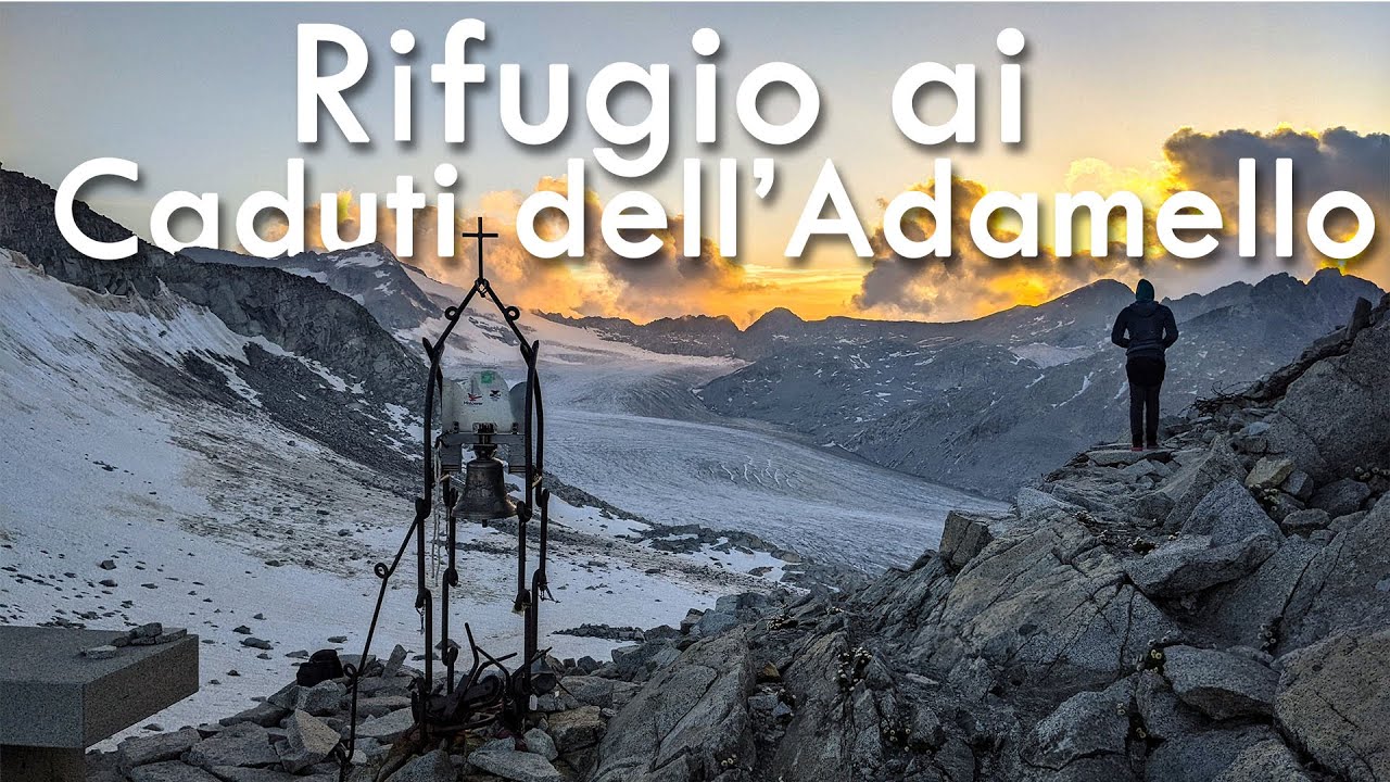 RIFUGIO AI CADUTI DELL' ADAMELLO 3.040m per il sentiero attrezzato del Matarot - Lobbia Alta ◭ EP.1