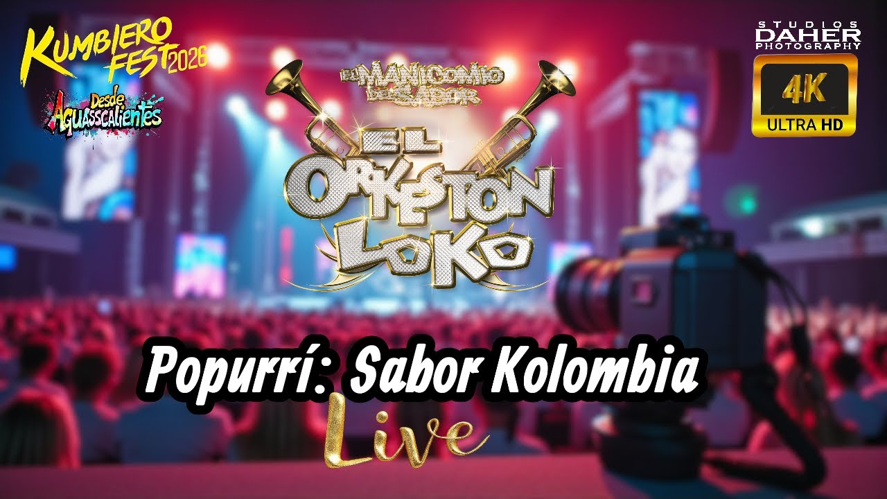 Orkeston Loko - Popurrí Sabor Kolombia (en vivo Aguascalientes Enero 2026)
