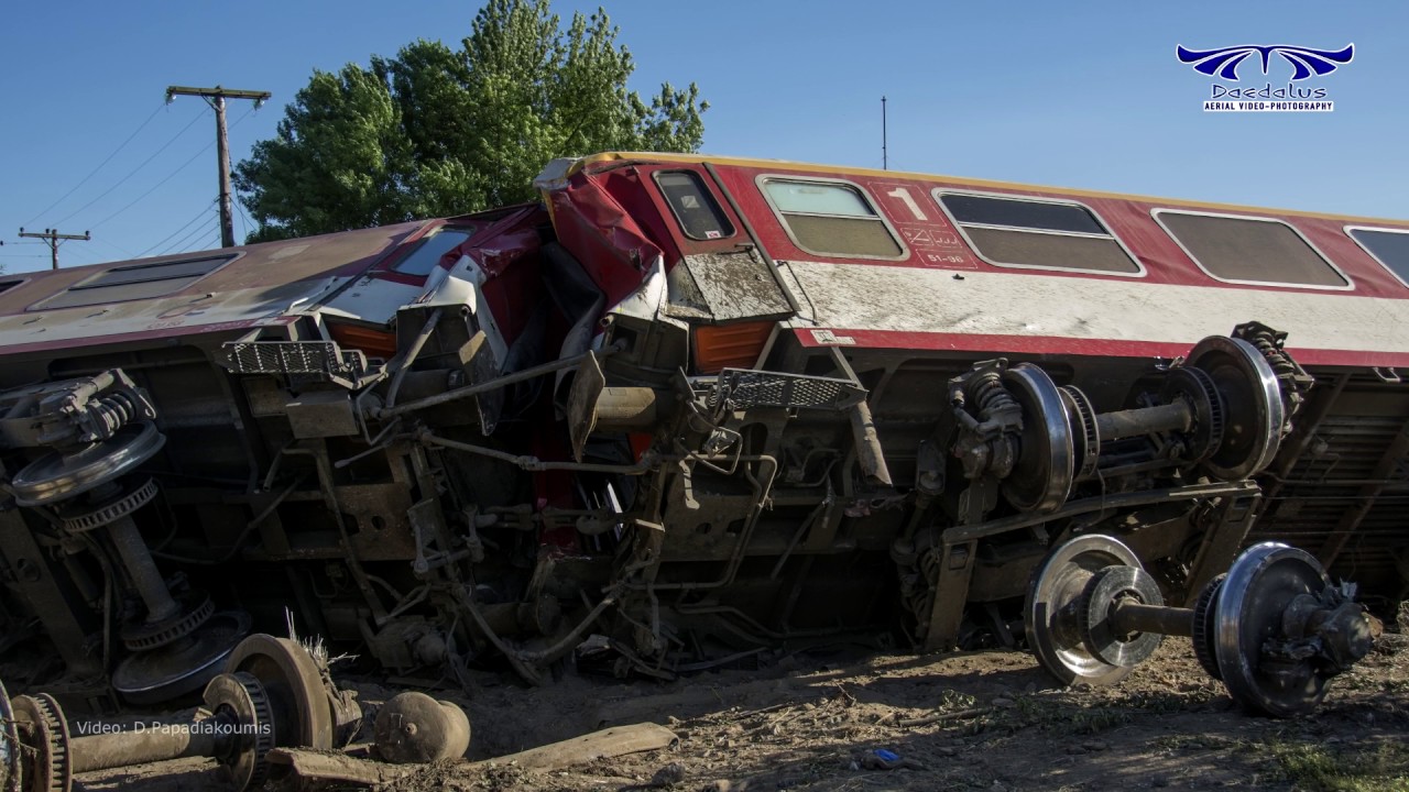 ΟΣΕ - Εκτροχιασμός Αμαξοστοιχίας InterCity 58 στο Άδενδρο Θεσσαλονίκης, 13.05.2017