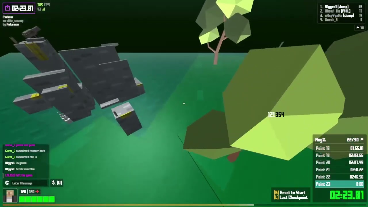 Slide_Swamp (World Record) in 4:32 | Krunker.io speedrun