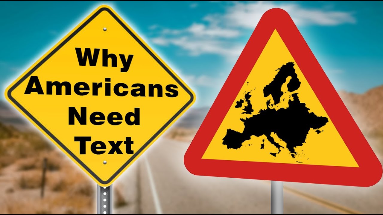 The Reason American Road Signs Use So Much Text