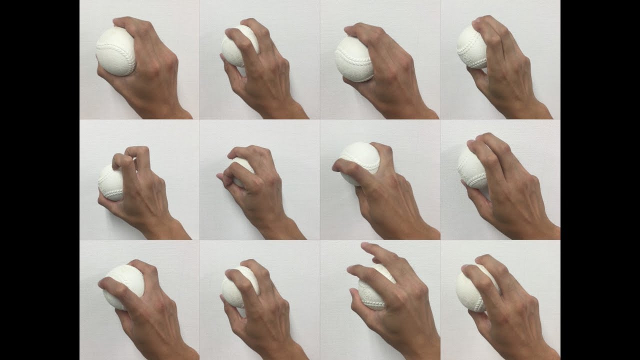 【超わかりやすい解説】変化球の握り方  投げ方 軟式編 野球 軟式野球 草野球