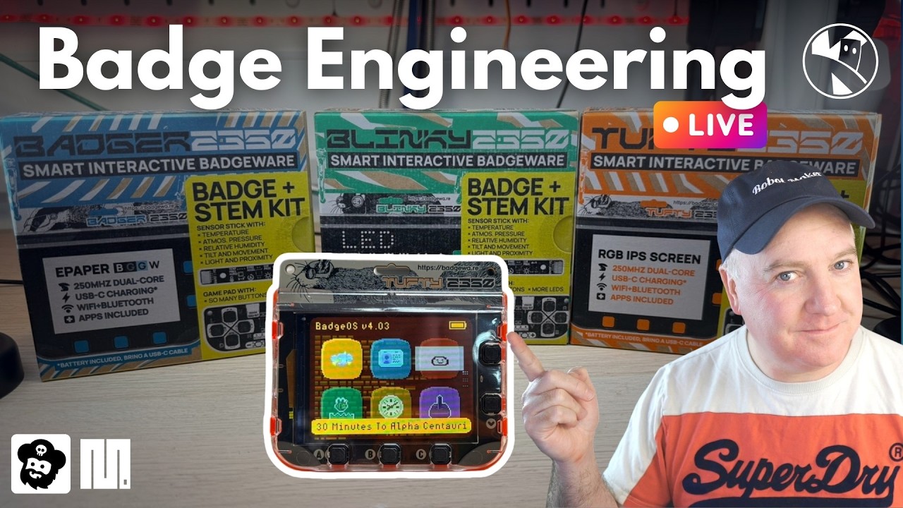 These 3 Pimoroni Badges are INCREDIBLE! + Mailbag Hangout
