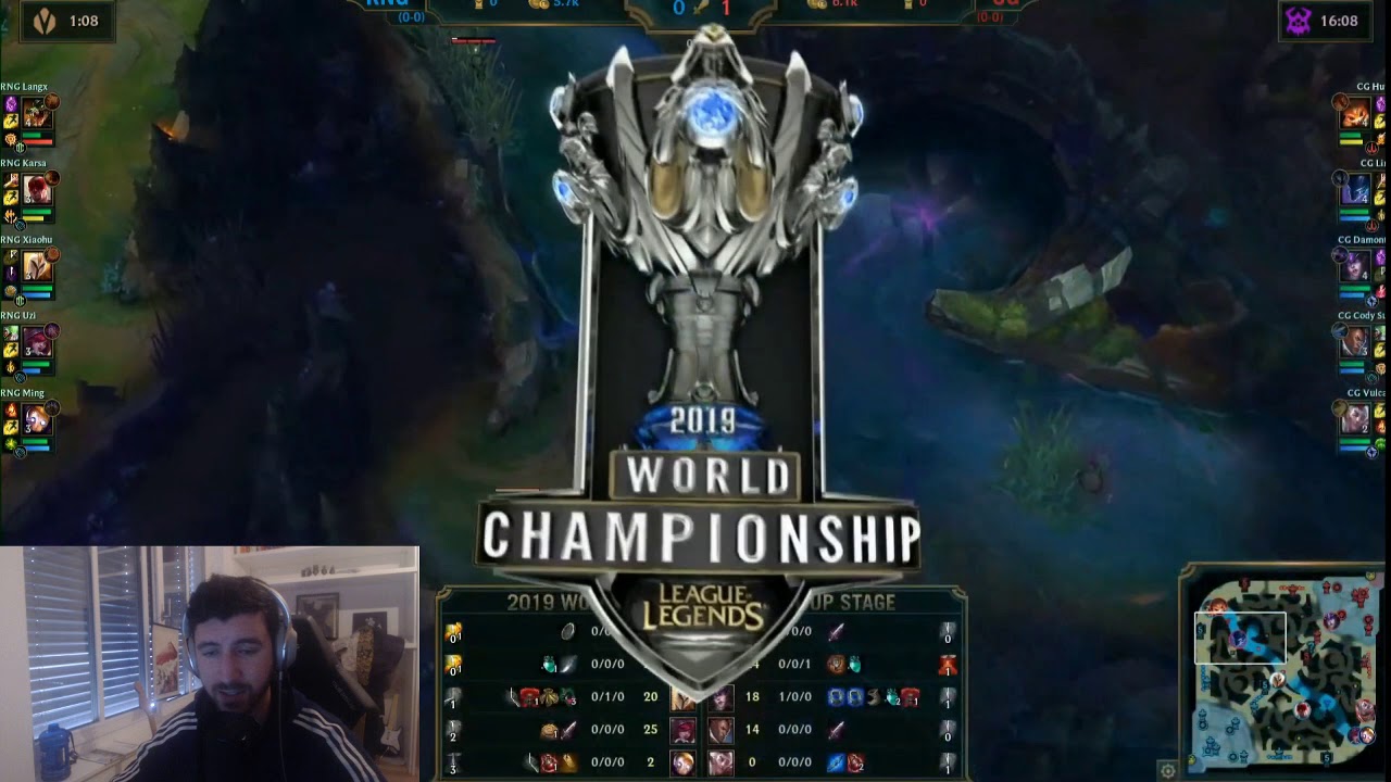 RNG VS CG G1 Worlds 2019 - YamatoCannon Reviews