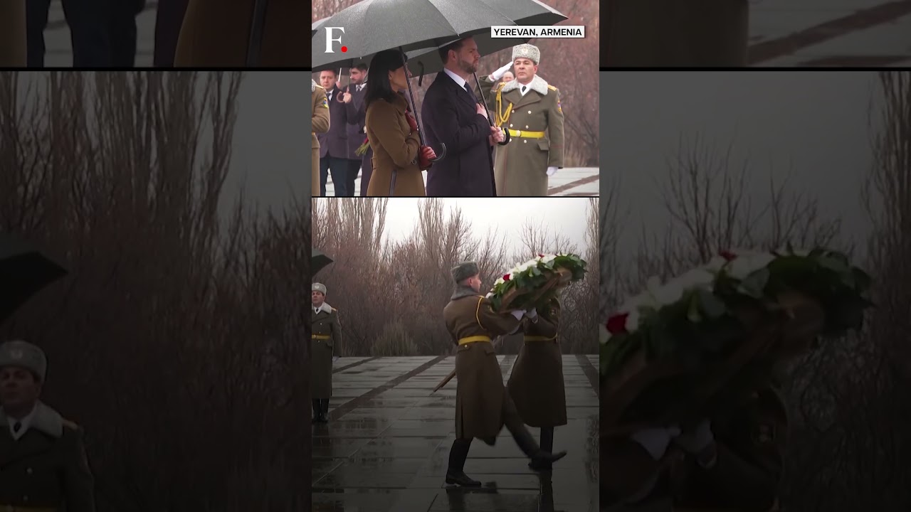 US Vice President JD Vance Pays Tribute At Armenian Genocide Memorial | N18G