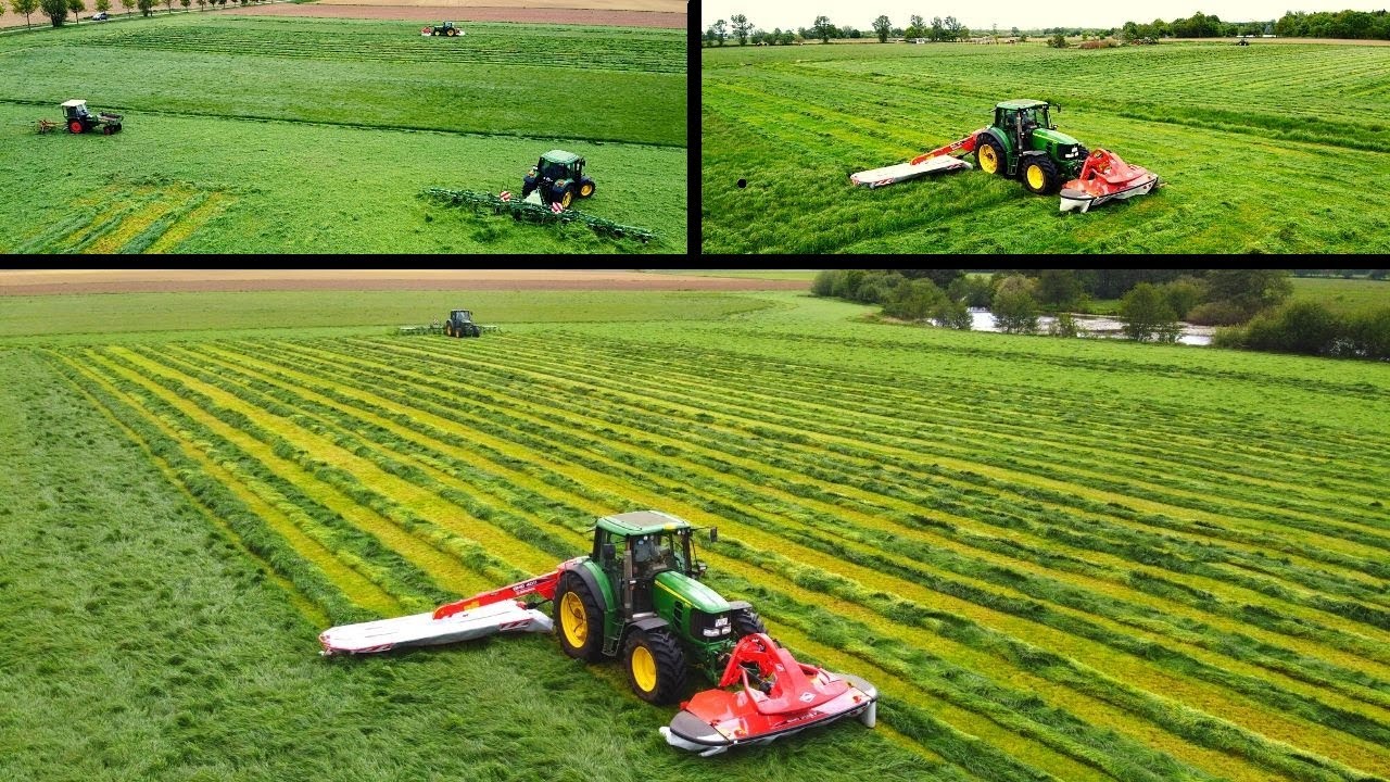 1. Schnitt😍🚜🔥 John Deere / Kuhn / Krone